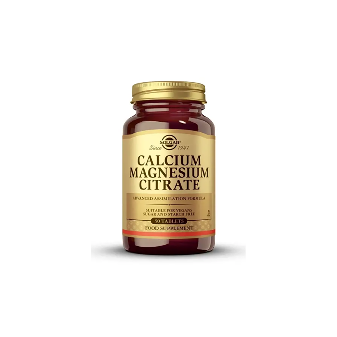 Calcium-Magnesium-Citrat 50 Tabletten Solgar